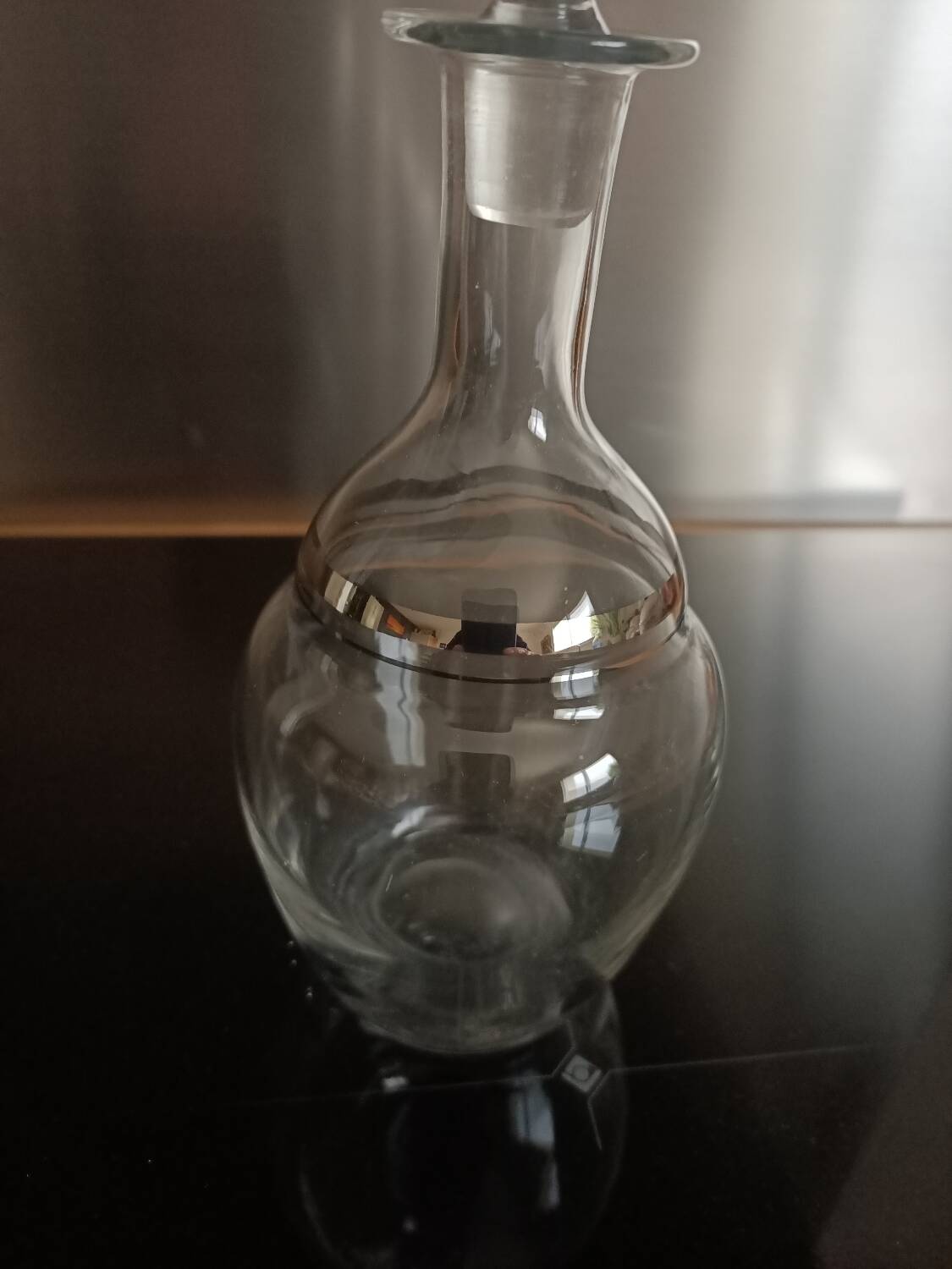 Art Deco glass carafe