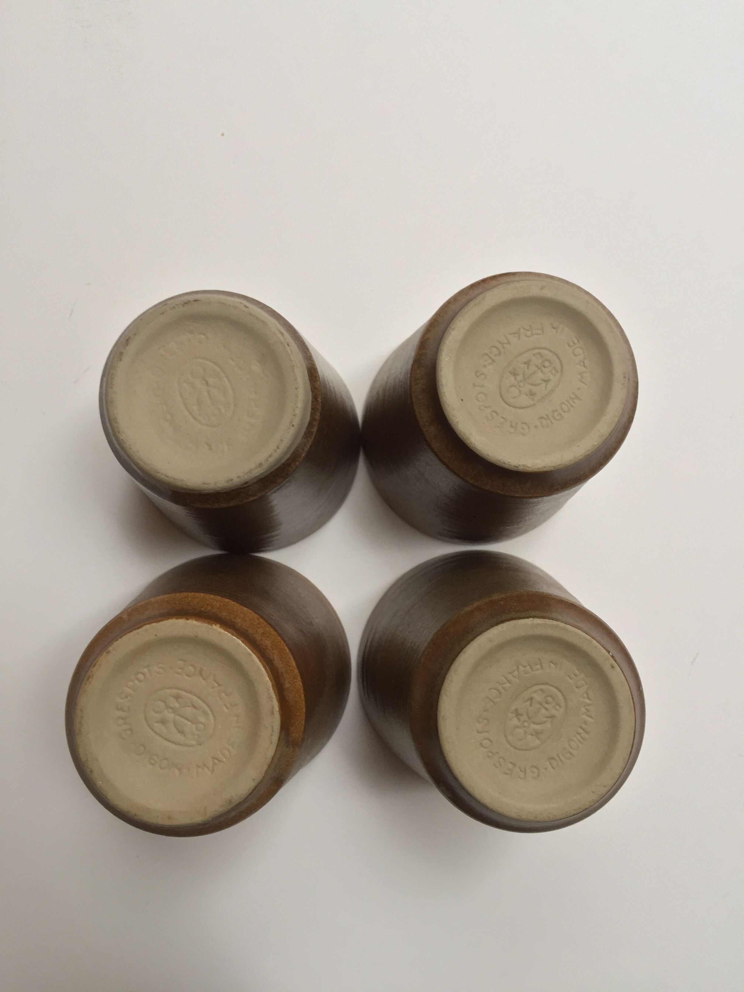 Digoin Made in France sandstone timbales