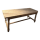 Table de ferme en chêne massif aerogommé