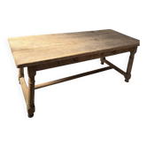 Table de ferme en chêne massif aerogommé