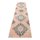 1970s Turkish Anatolian hand-knotted runner 75x333