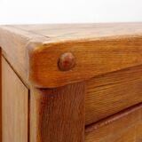 Buffet de style campagnard 2 portes et 2 tiroirs, années 1960