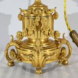 Lampe en Bronze Doré, époque Napoléon III – Milieu XIXe