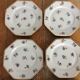 Set of 7 vintage porcelain dessert plates