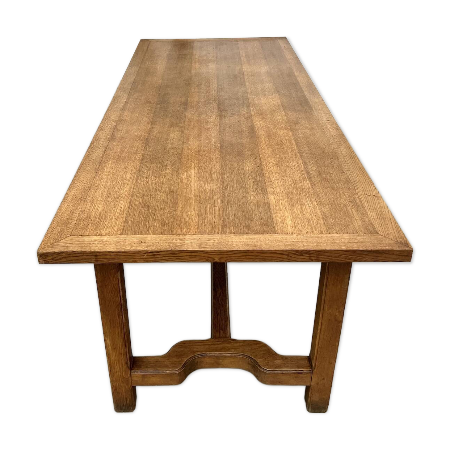 Oak farmhouse table, 1950s