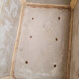 Malle de voyage en cuir époque 1900s