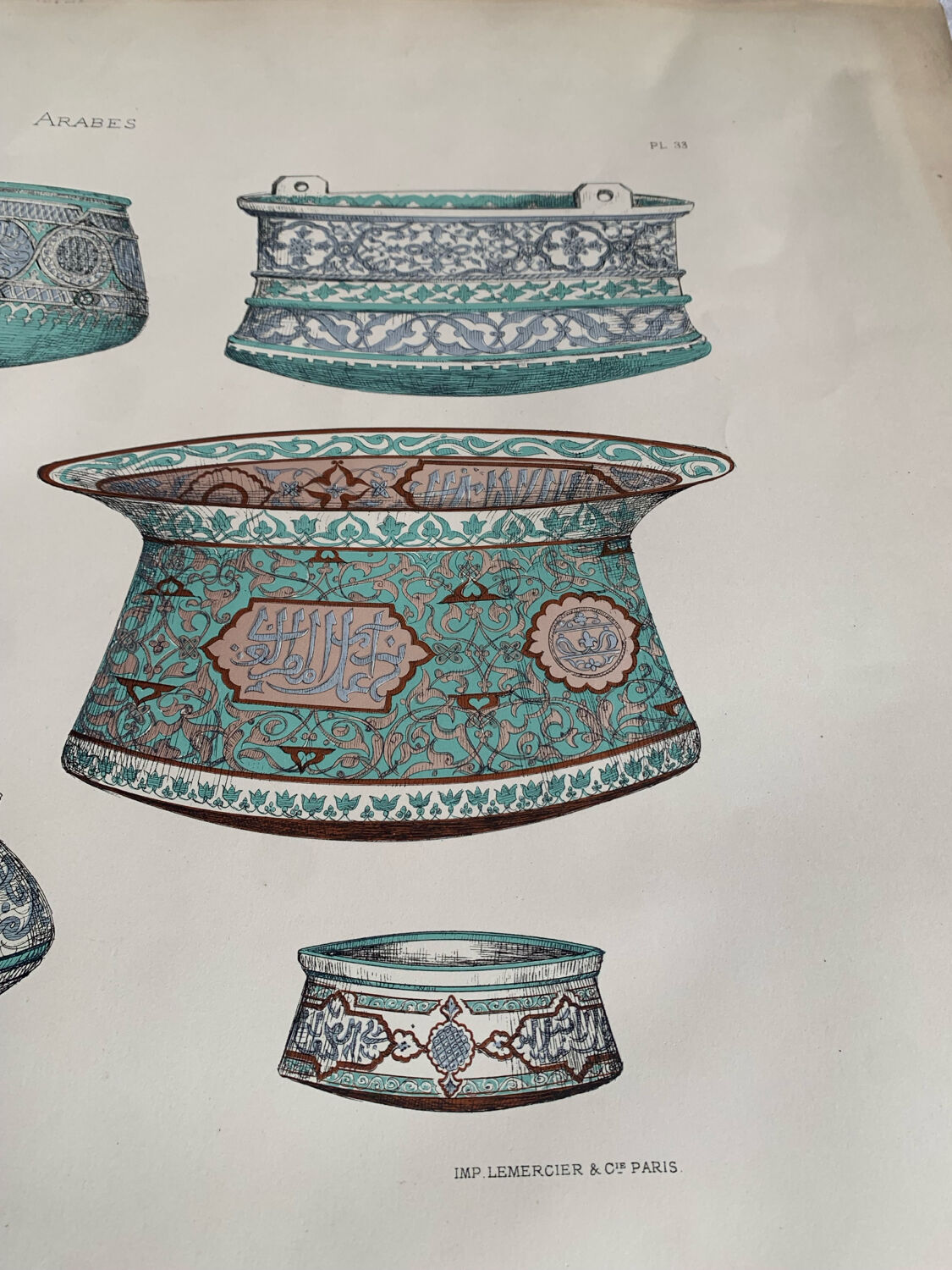 Ancient Oriental Lithography - Arab Ornaments