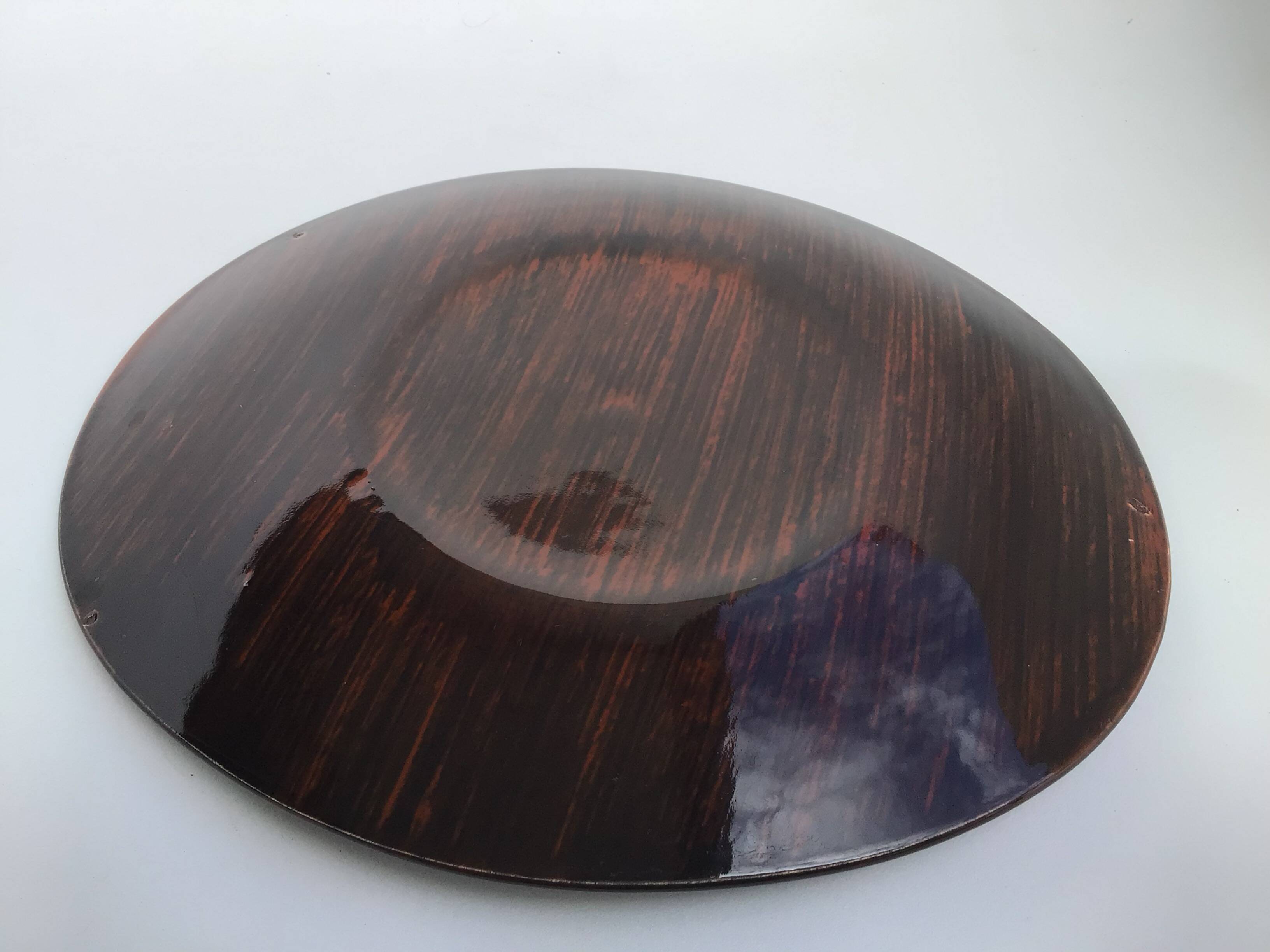 11 Salins Panama brushed oval dessert plates