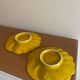 Vintage shell-shaped plates
