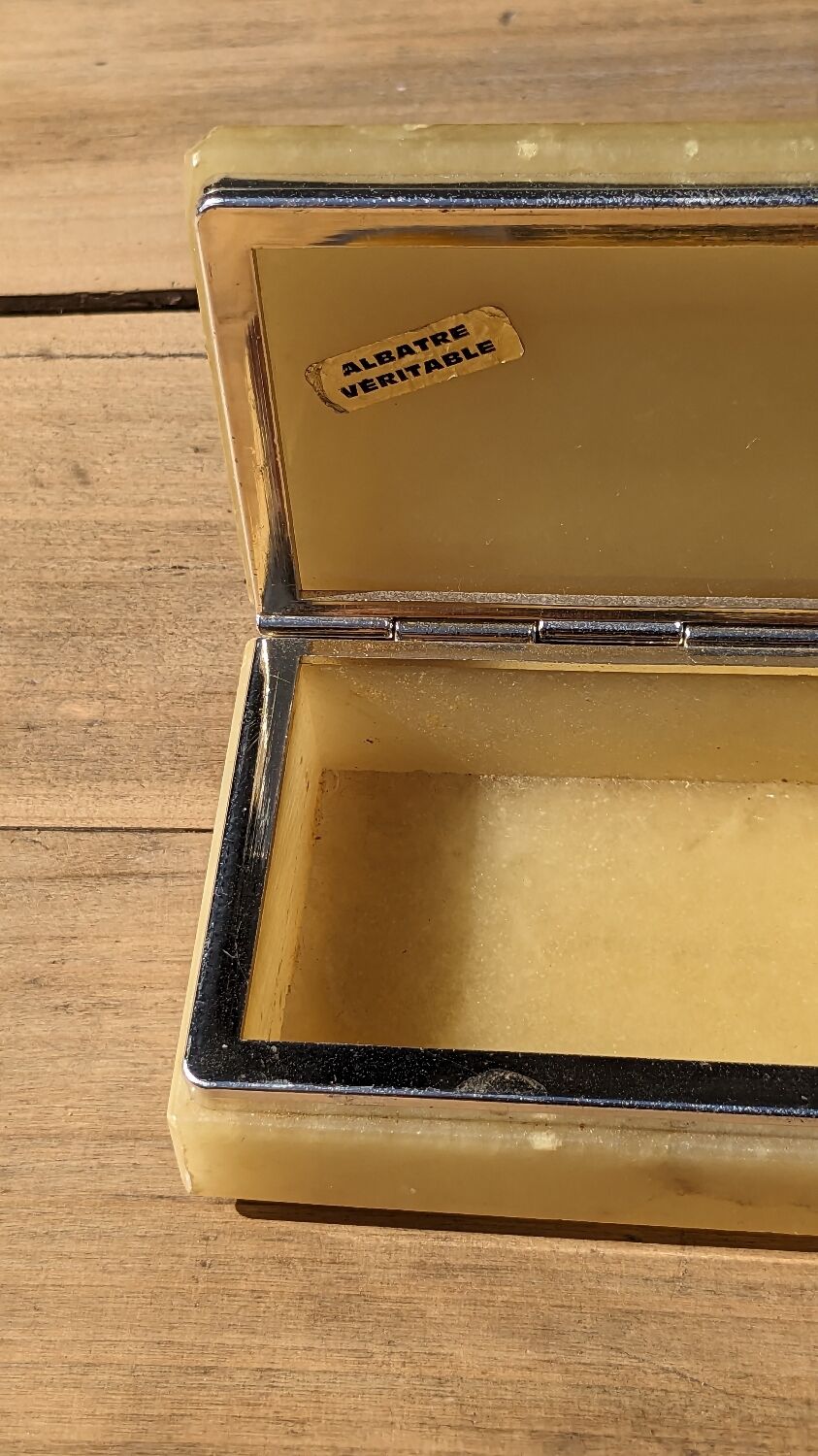 Vintage alabaster box