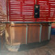 1950s bar in oak and Formica