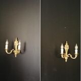 Pair of Regency style wall lamps