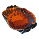 Fat Lava Orange Black Ceramic Cup