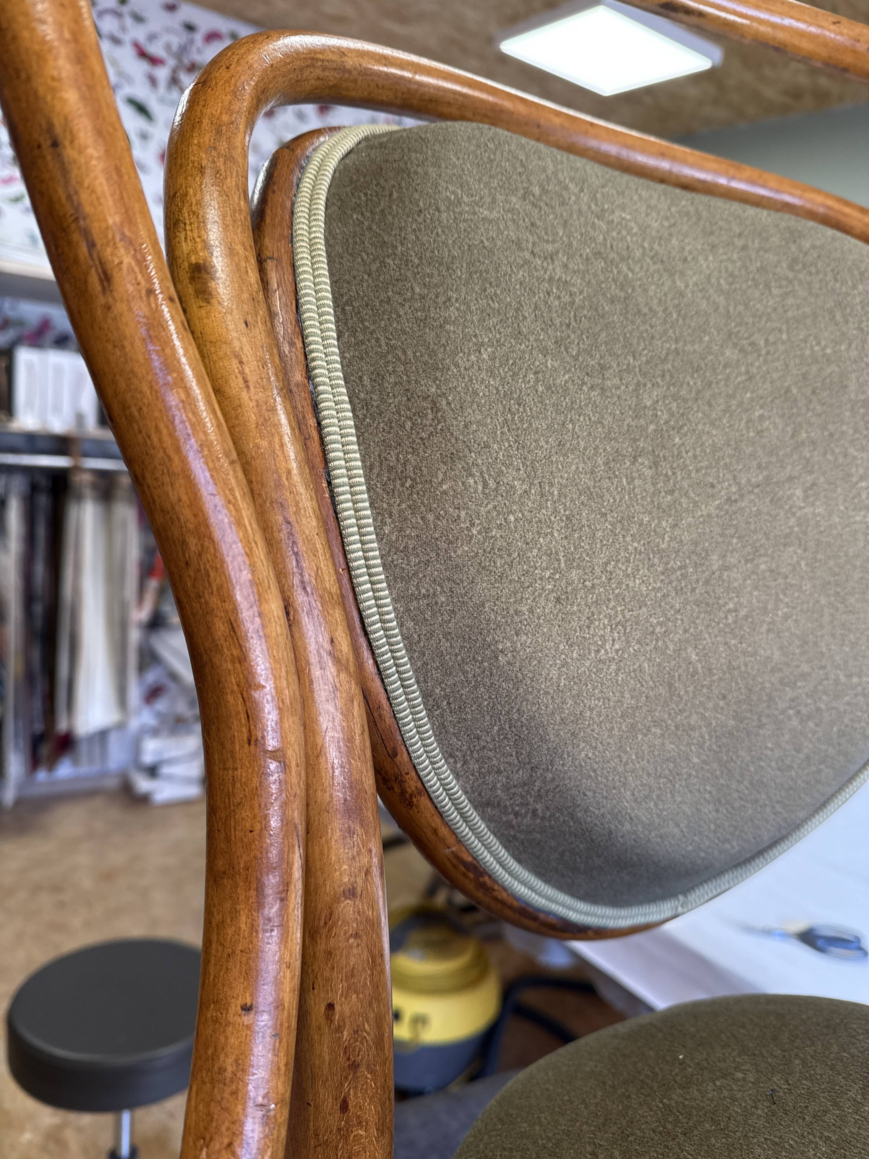 Antique breastfeeding chair