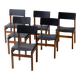Mid-century set of 'Abstracta' chairs by De Jos de Mey