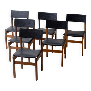 Mid-century set of 'Abstracta' chairs by De Jos de Mey