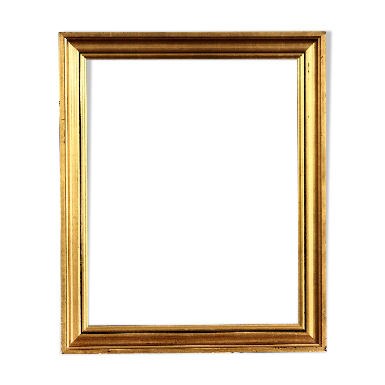 Gilded wood glazed photo frame