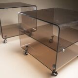 Pair of Michel Dumas bedside tables