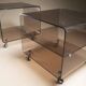 Paire de tables de  chevet Michel Dumas