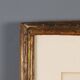 Old etching signed Paolo Caronni "Vision of Ezekiel" 1825