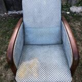 Duo de fauteuils club vintage