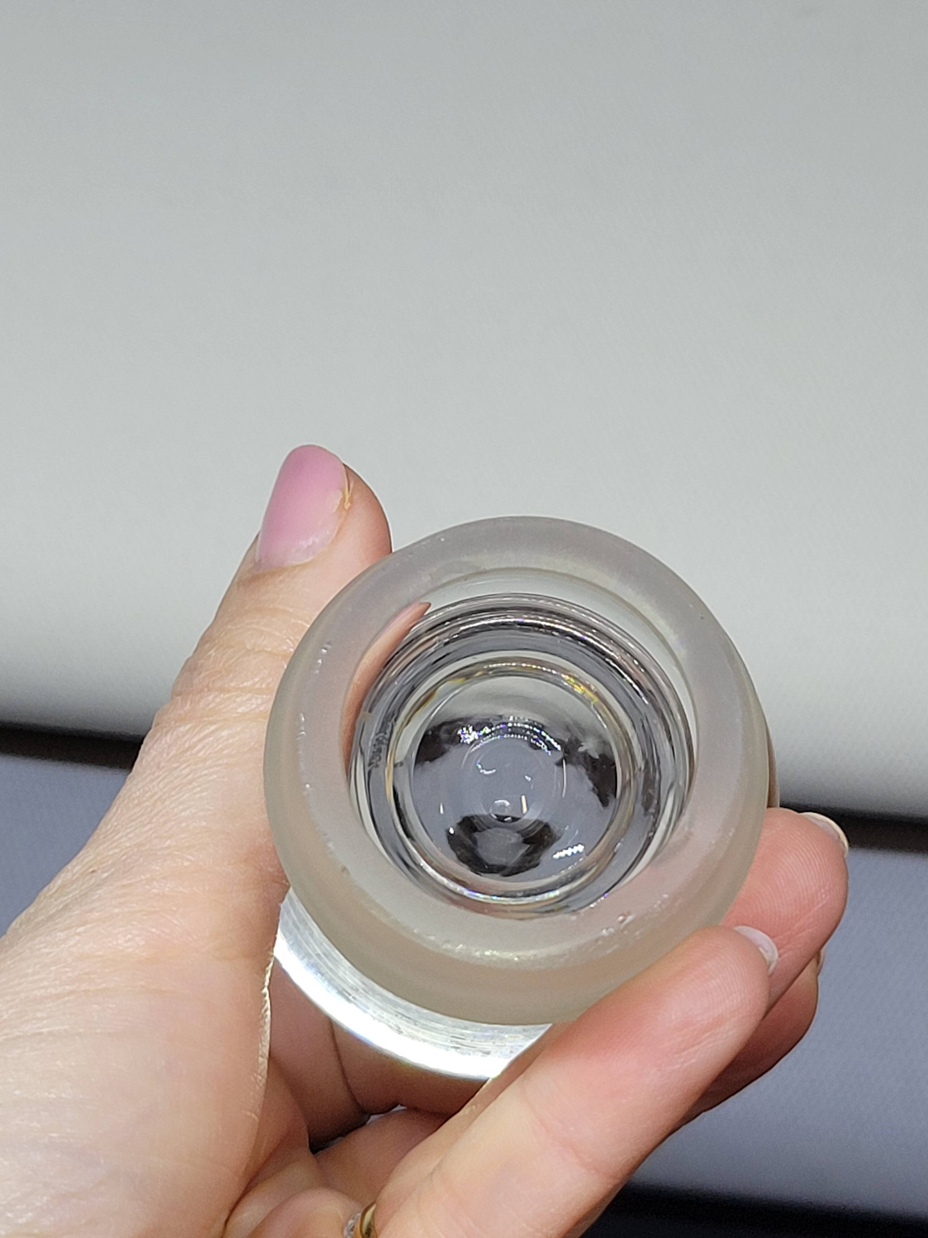 Vintage cut glass decanter