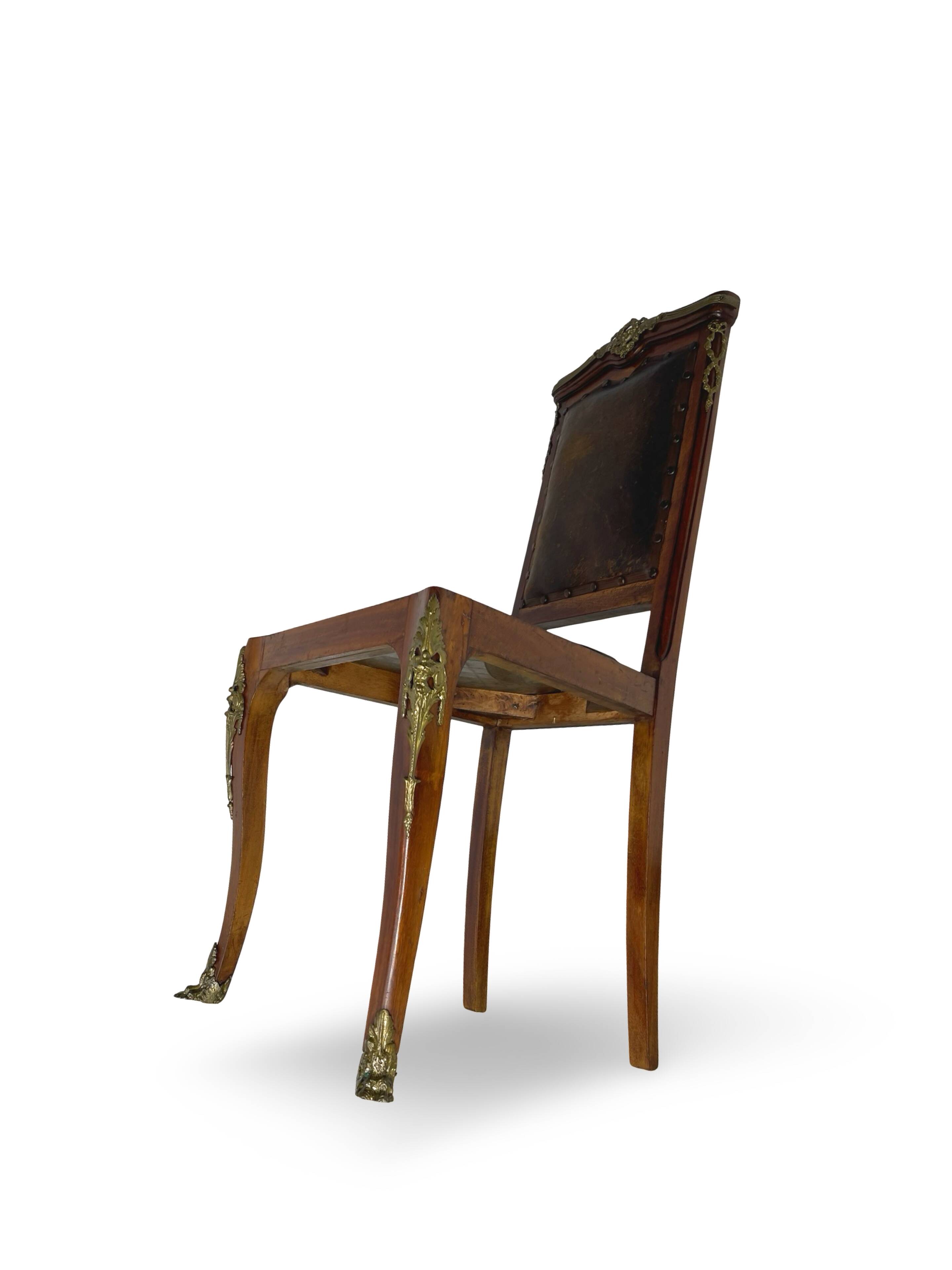 Italian art deco dining chairs 1920s