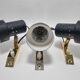 Trio d’appliques vintage orientables