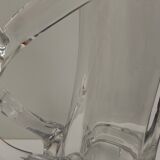 Pied de lampe en verre épais transparent 39 cm