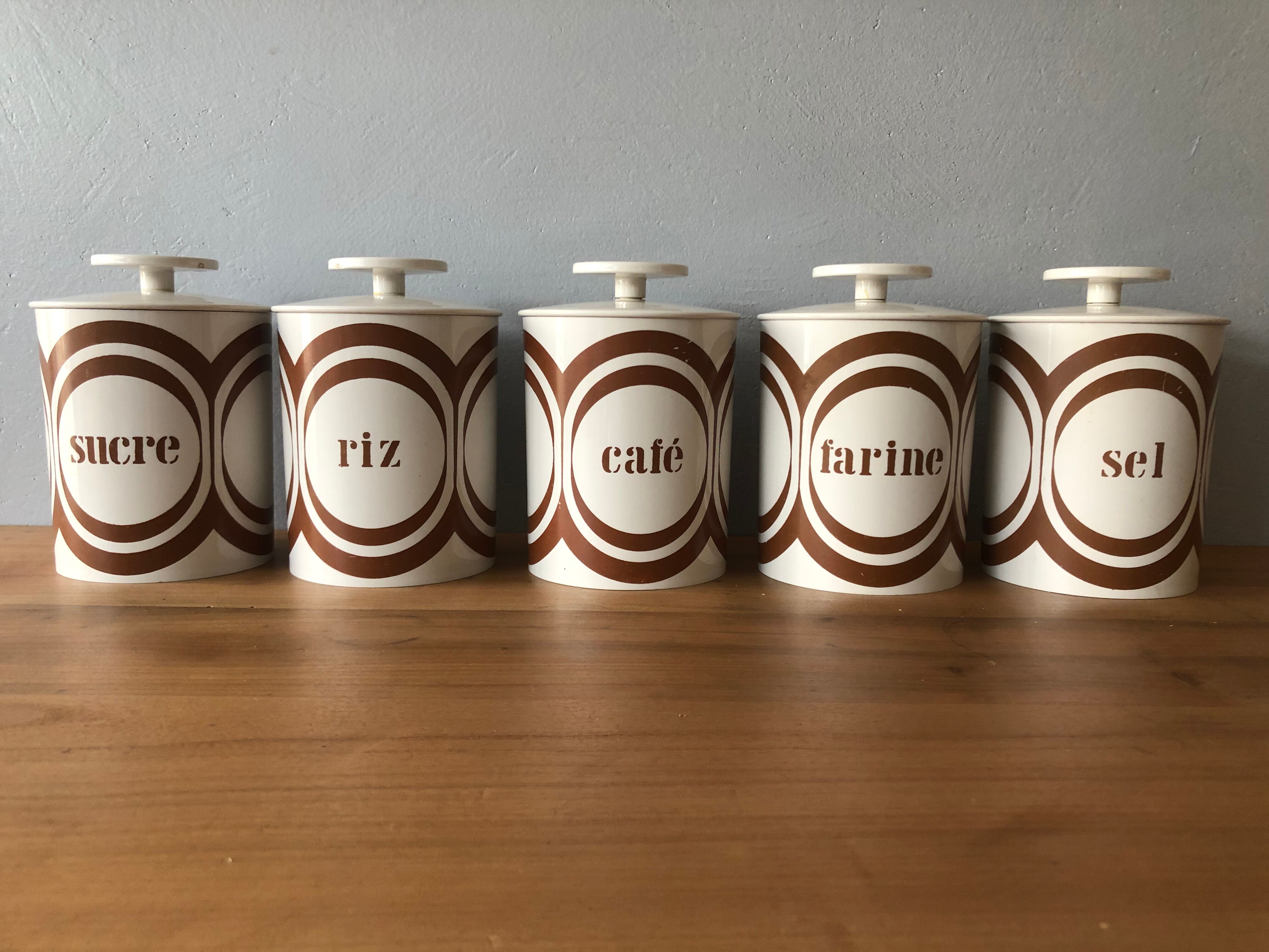 5 spice pots Sitap 70s