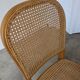 Set of 3 Vintage Wooden Dining Chairs with Cane Seat - Mid-Century Yugoslav