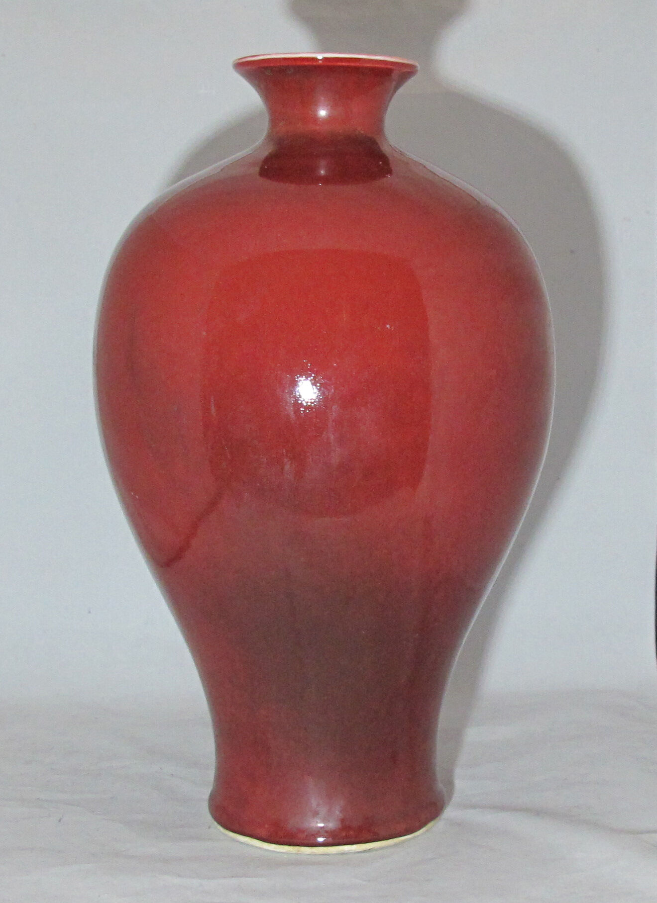 Large Chinese oxblood red vase China