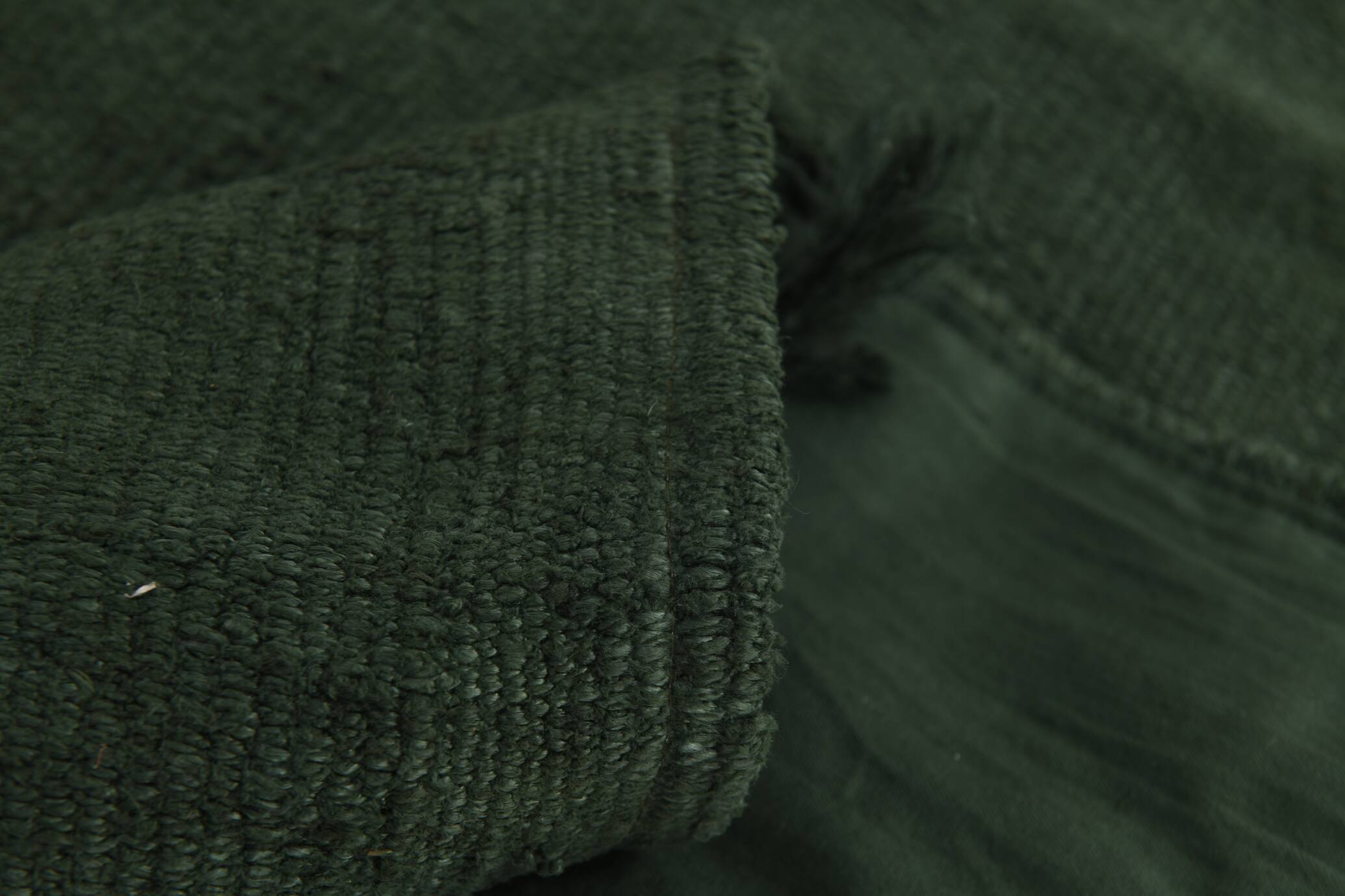 5x7 Green Turkish Kilim Rug, 142x229Cm