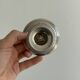 Antique patinated metal candle holder