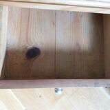 Art deco wooden bedside table