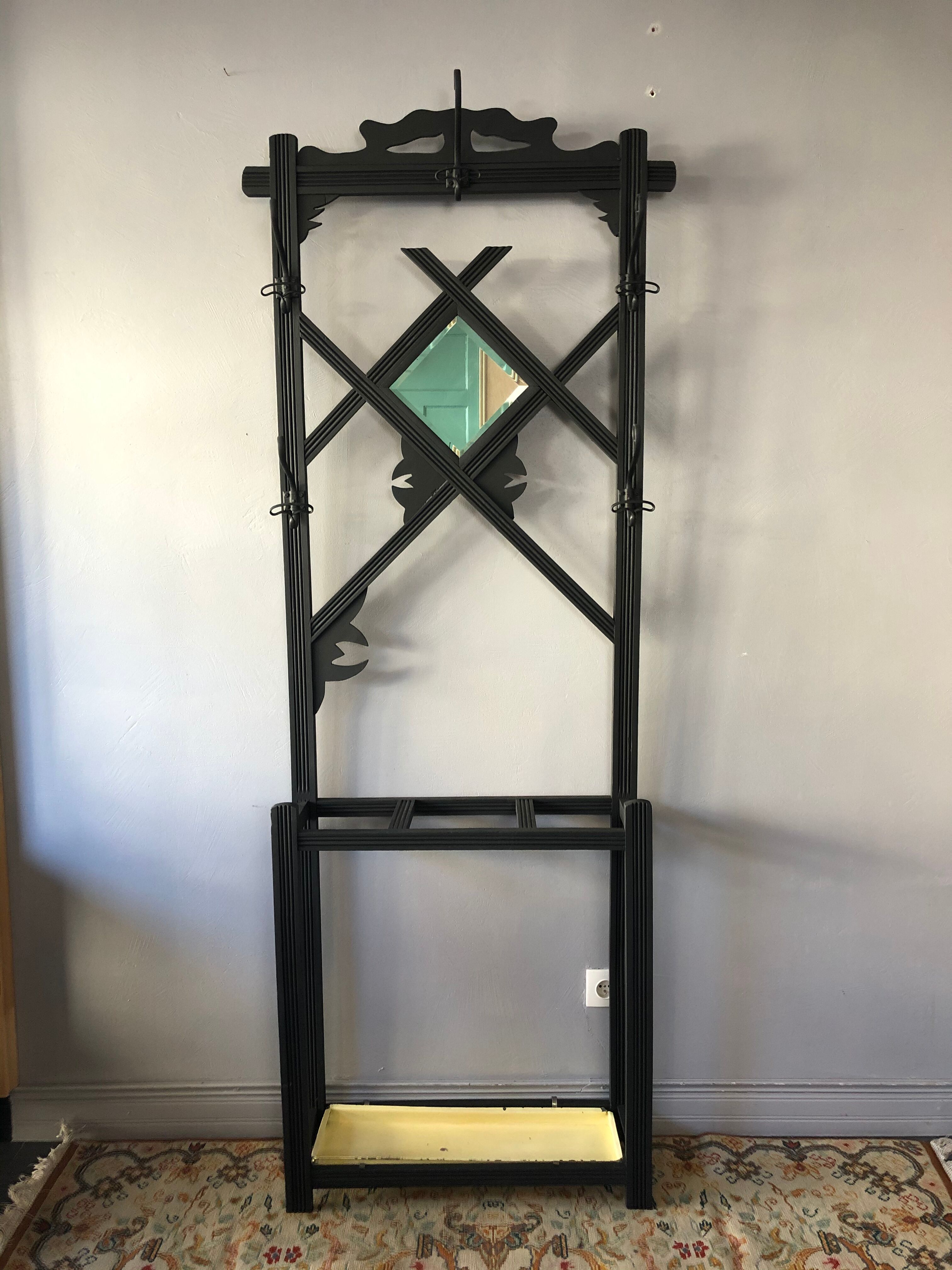 Art Deco coat rack