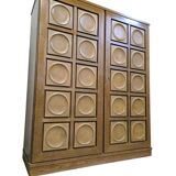 Buffet brutaliste vintage années 70 Gerard Bartels