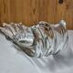 vintage large wave crystal blown coupe centrepiece 42cm style