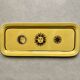 Porcelain cake dish with gold decoration, Moon and Sun
