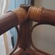 70's rattan shelf