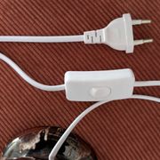 Pair of vintage 70s ceramic bedside lamps – Glazed enamels & e