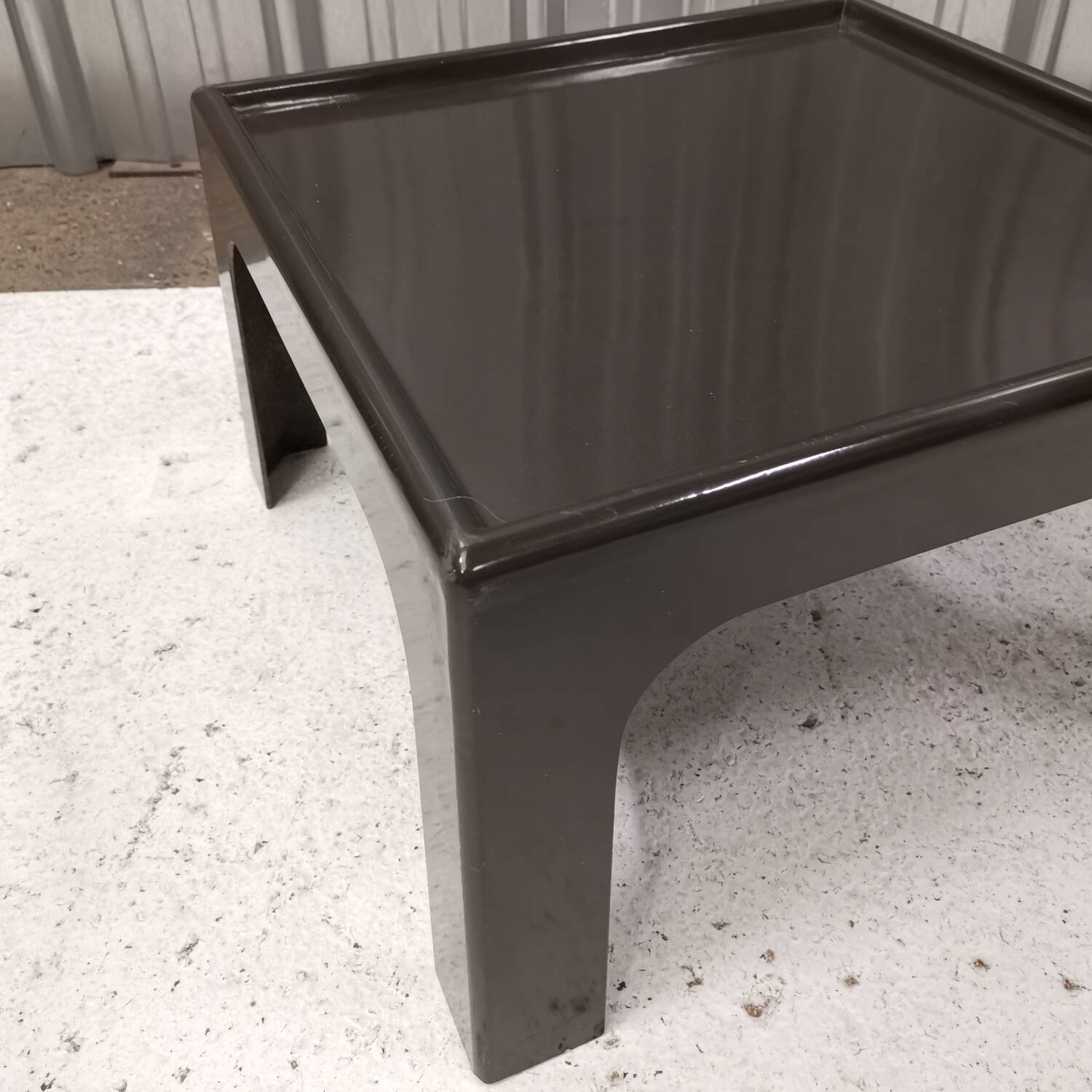 1970s design fibreglass coffee table