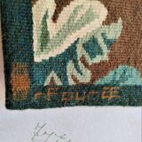 AUBUSSON TAPESTRY Unique model based on a cartoon by Alain Queyrut