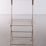 Vintage Hollywood Regency Plexiglass Dining Chair 1970s