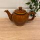 Individual earthenware teapot