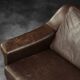 Vintage Mid-Century Scandinavian Danish Modern Brown Leather 3-Seater Sofa, 1970s