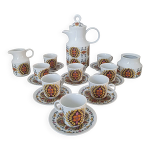 Service à café thé - motif