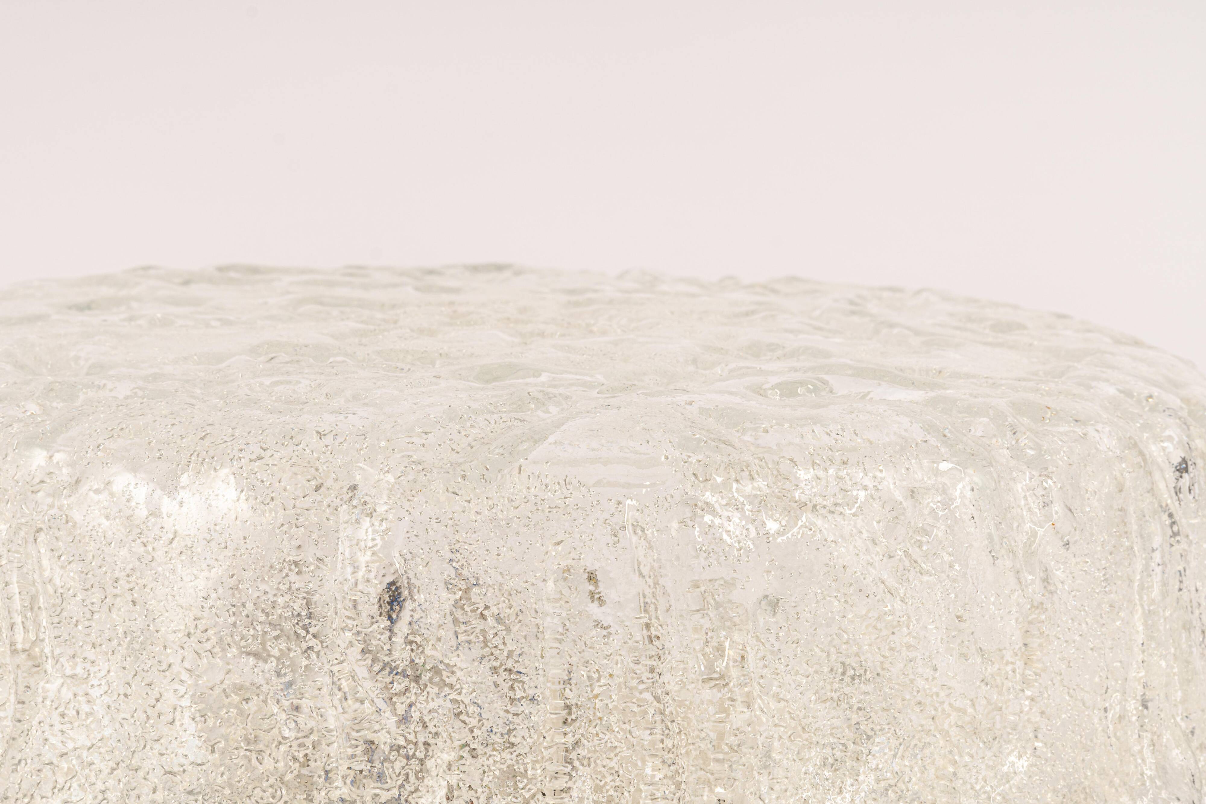 Round Murano glass ceiling light by Limburg, Germany, 1970s