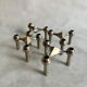Set of 4 candleholders by Fritz Nagel for BMF, 1960s