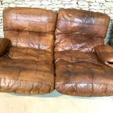 Pair of Marsala sofas, Michel Ducaroy for Ligne Roset 1970s